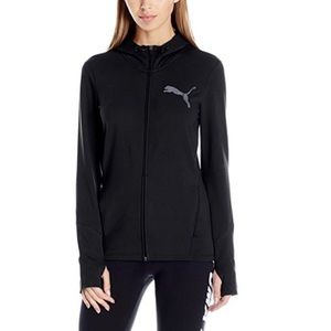 Women's PUMA Hooded Jacket Black XS